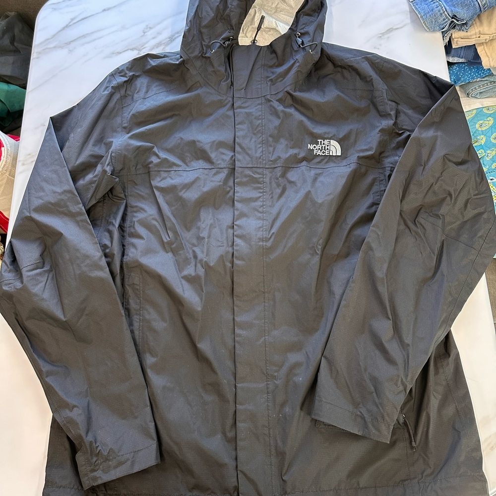 The North Face Men's Black Rain Jacket